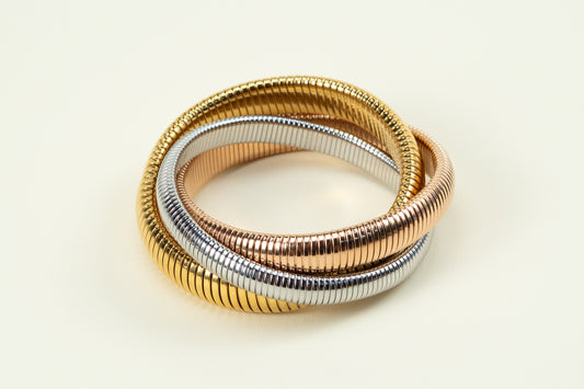 Sceptre Coil Trinity Bracelet