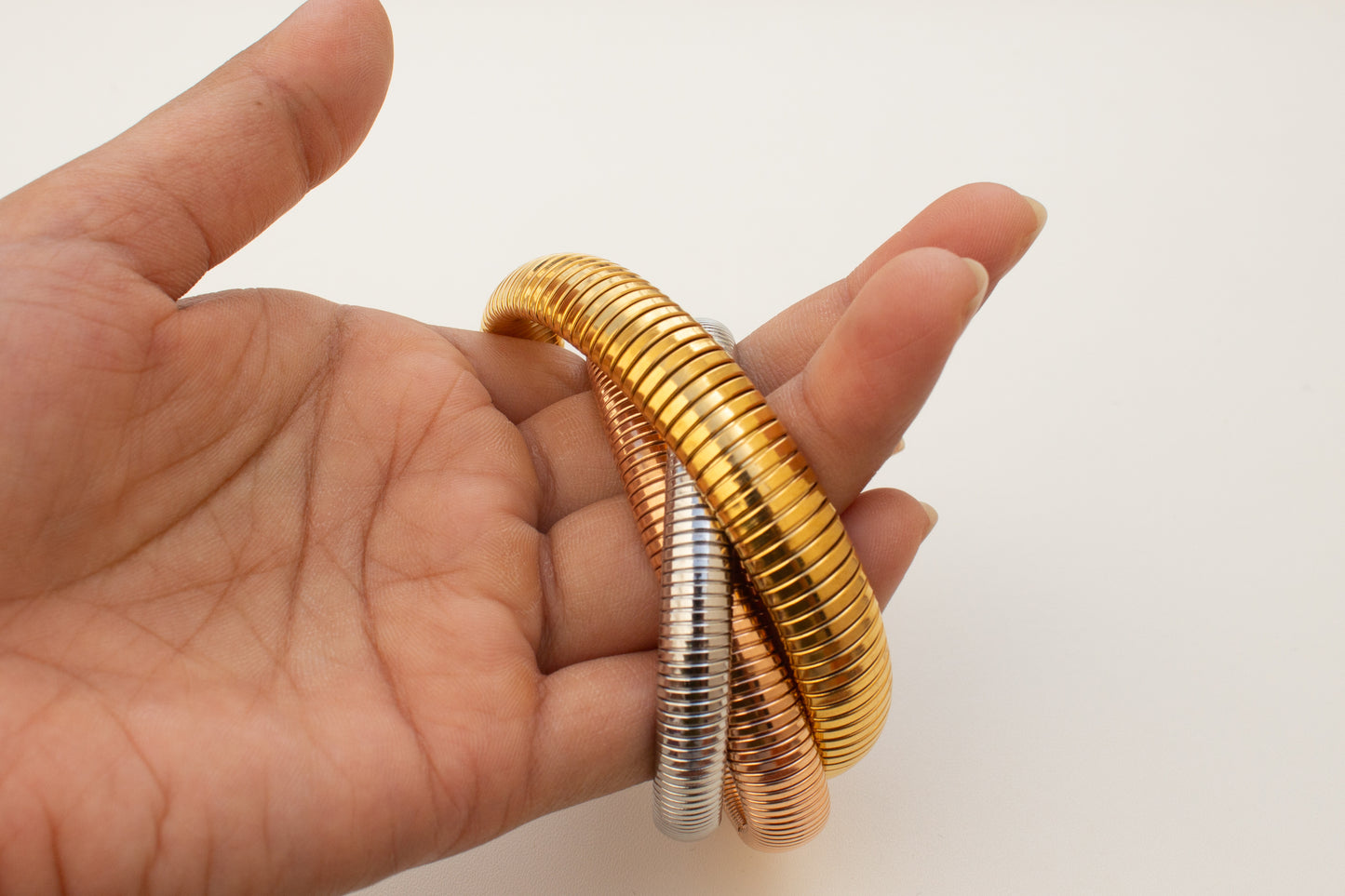 Sceptre Coil Trinity Bracelet